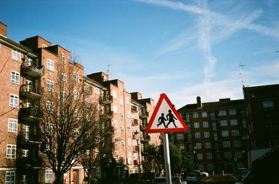 Low angle view of building against sky