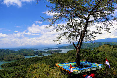 Scenic view of landscape against sky