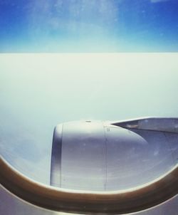 Close-up of water against sky