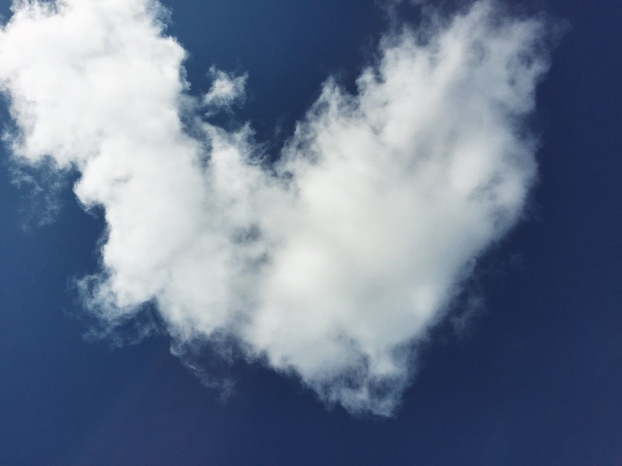 low angle view, sky, blue, cloud - sky, beauty in nature, tranquility, sky only, nature, scenics, backgrounds, tranquil scene, white color, cloud, cloudy, full frame, day, outdoors, no people, cloudscape, idyllic