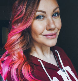 Portrait of smiling young woman