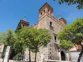 Low angle view of historical building against sky