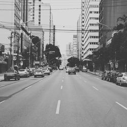 City street with buildings in background