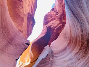 Rock formations in a canyon