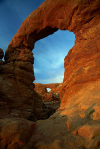 View of rock formations