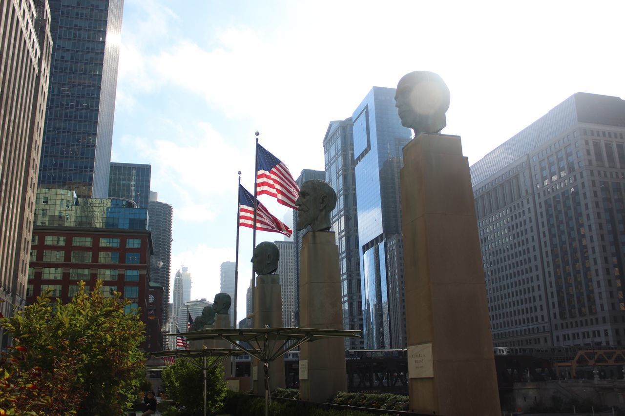 LOW ANGLE VIEW OF BUILDINGS AGAINST SKY