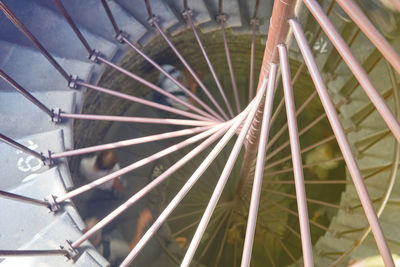 High angle view of ferris wheel