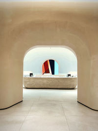 The cycladic architecture, flat roofs, cubic shapes, whitewashed walls. minimalistic design