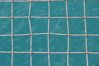 Full frame shot of net over swimming pool