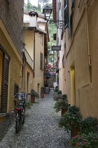 Narrow alley in city