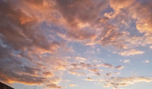 Low angle view of dramatic sky