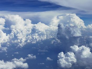 Low angle view of clouds in sky