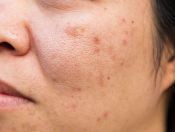 Close-up of woman