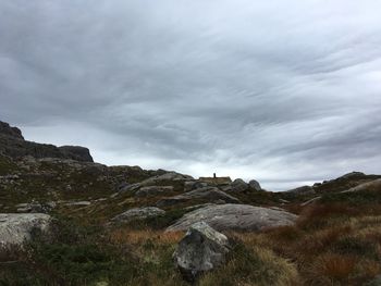 Scenic view of castle against sky