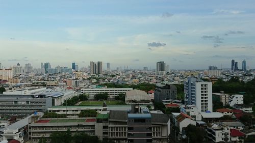 Cityscape against sky