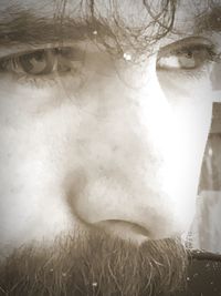 Close-up portrait of man