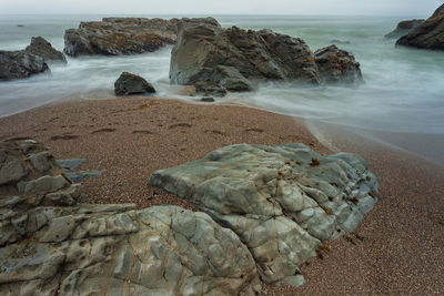 Scenic view of beach