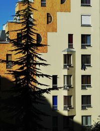 Low angle view of apartment building