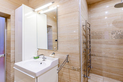 Interior of bathroom