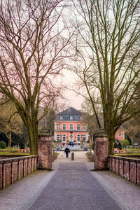 Footpath leading to building