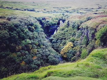 Aerial view of landscape