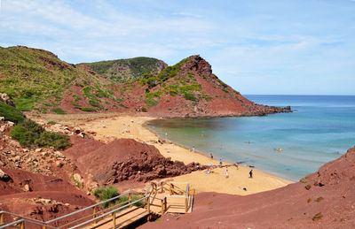 Scenic view of beach