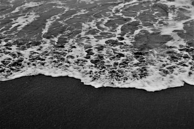 High angle view of beach