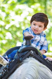 Portrait of smiling boy