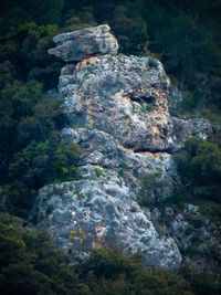 Scenic view of rock formations