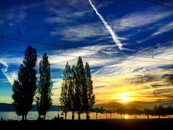 Scenic view of sunset sky