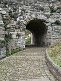 Archway of historic building
