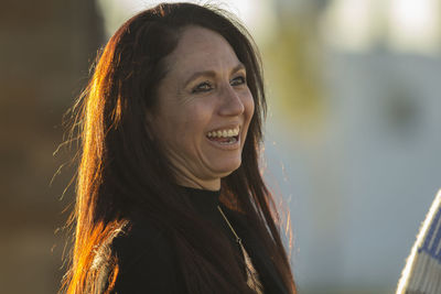 Portrait of a smiling young woman