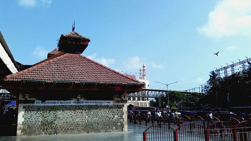 Traditional building against sky