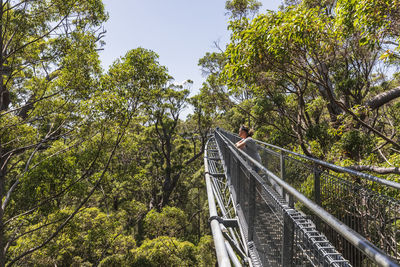 Low angle view of bridge against sky