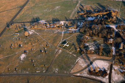 High angle view of airport, tempelhof airport 