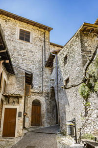 Low angle view of old building