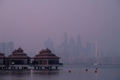 Low angle view of built structures