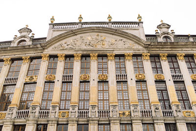 Low angle view of historical building