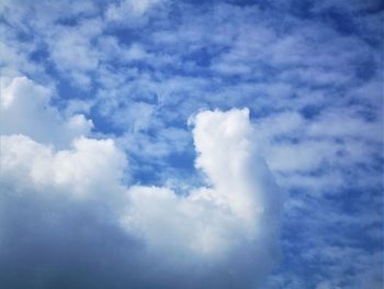 Low angle view of clouds in sky