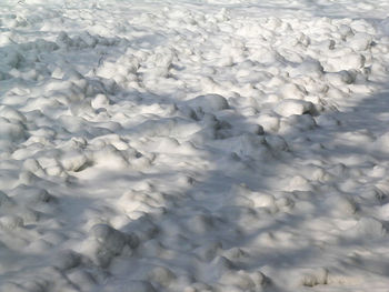 Full frame shot of frozen sea