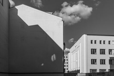 Low angle view of building against sky