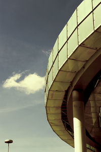 Low angle view of building against sky