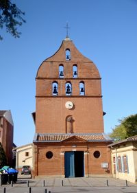 Low angle view of building against sky