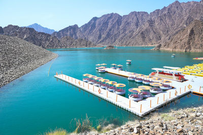 Kayaking in hatta dam dubai