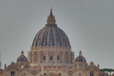Low angle view of cathedral against clear sky