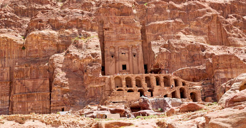 View of old ruins