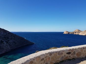 Sea view from up high