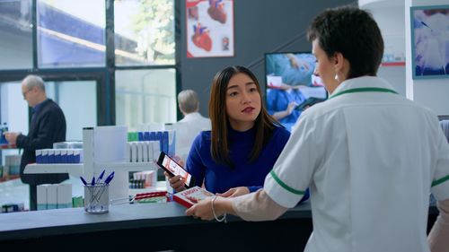 Portrait of doctor working in office