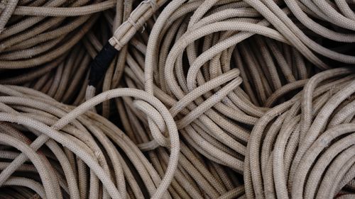 Full frame shot of ropes