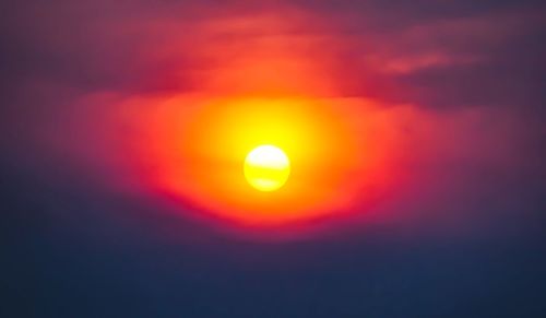 Scenic view of sunset